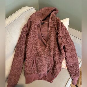 Andrew Marc Rose Teddy Jacket